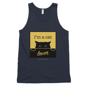 'I'm a cat lover' Classic tank top (unisex)