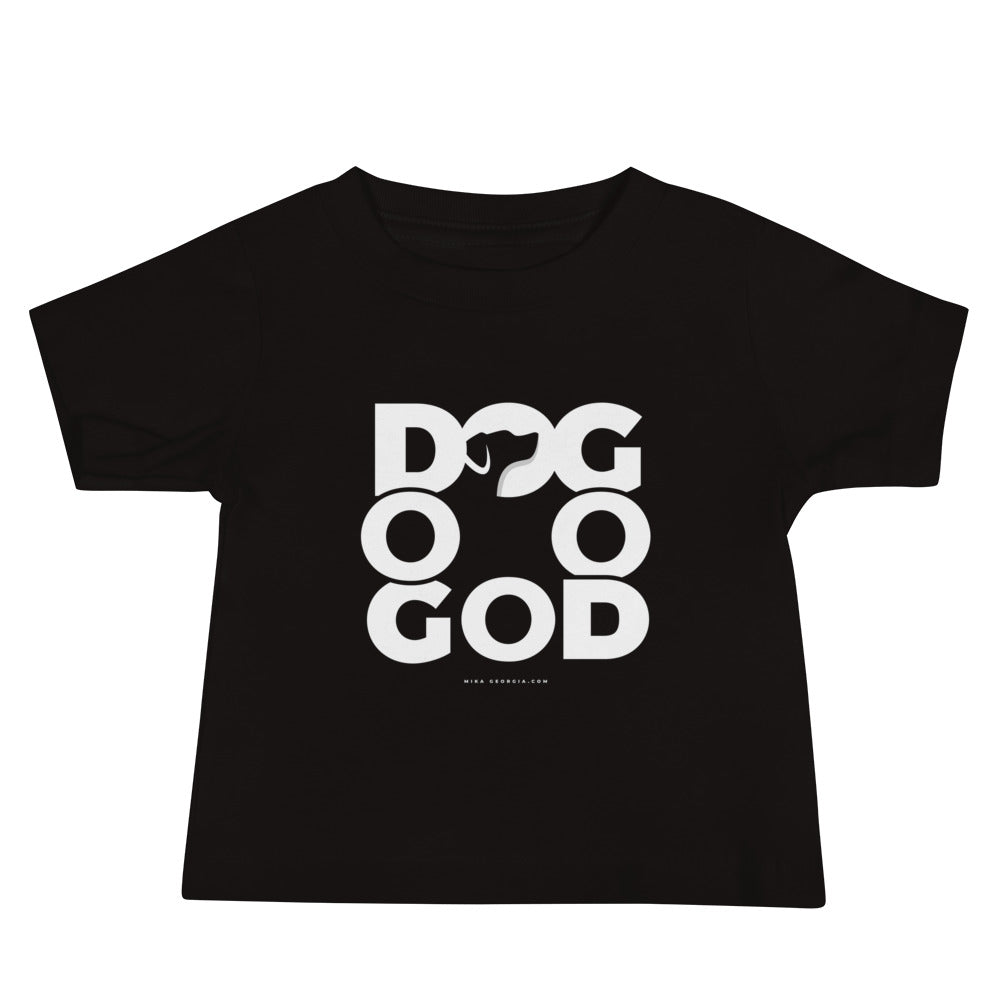 'Dog | God' Baby Jersey Short Sleeve Tee