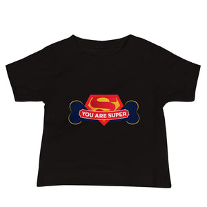 'YOU ARE SUPER' Baby Jersey Short Sleeve Tee
