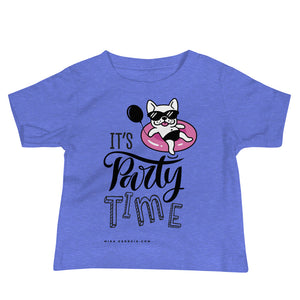 'It's party time!" Baby Jersey Short Sleeve Tee