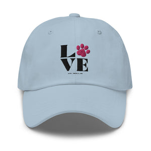 'We L.O.V.E pets' Dad hat