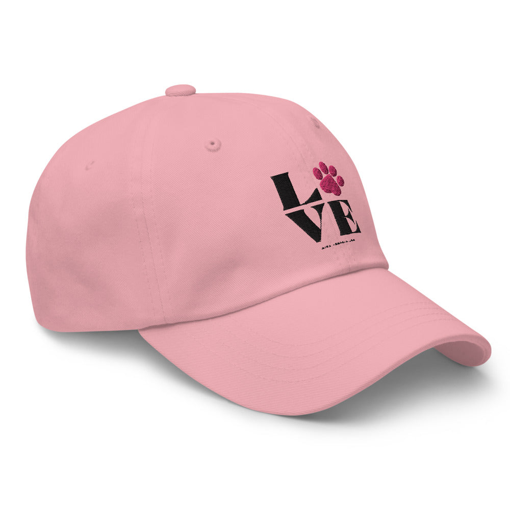 'We L.O.V.E pets' Dad hat