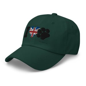 'I love pets U.K' Unisex hat
