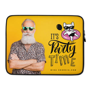 'It's party time' Laptop Sleeve