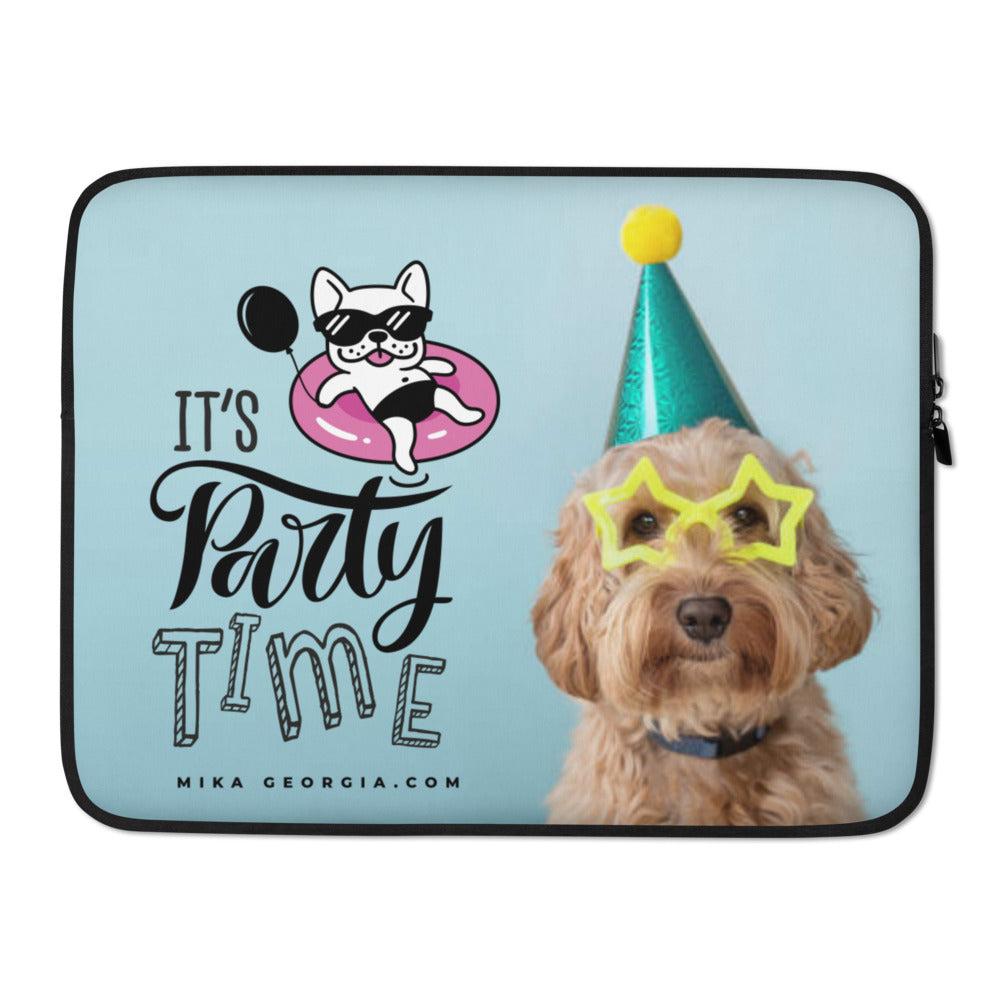 'it's party time' Laptop Sleeve