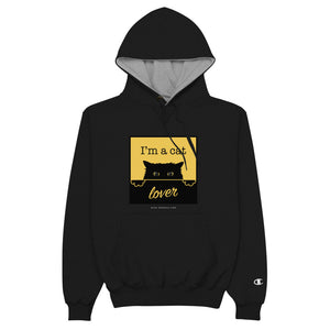 'I'm a cat lover' Champion Hoodie