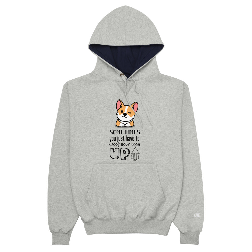 'Woof your way up' unisex Hoodie