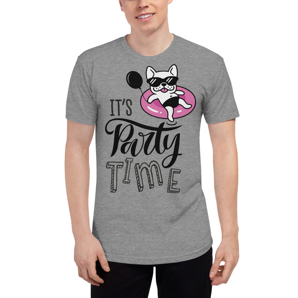 'It's Party Time' Unisex Tri-Blend Track Shirt