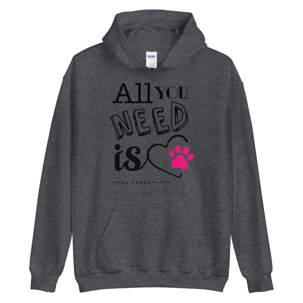 'All you need is a friend' Unisex Hoodie