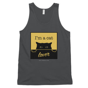 'I'm a cat lover' Classic tank top (unisex)