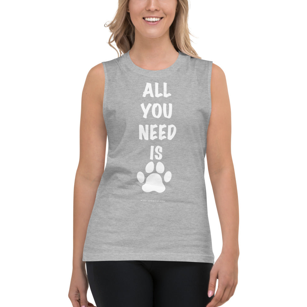 'All you need is a friend' Muscle Shirt