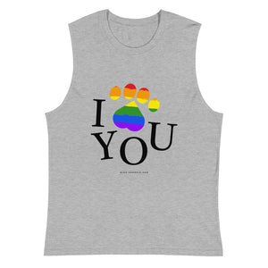 'I love you Pride flag' Muscle Shirt
