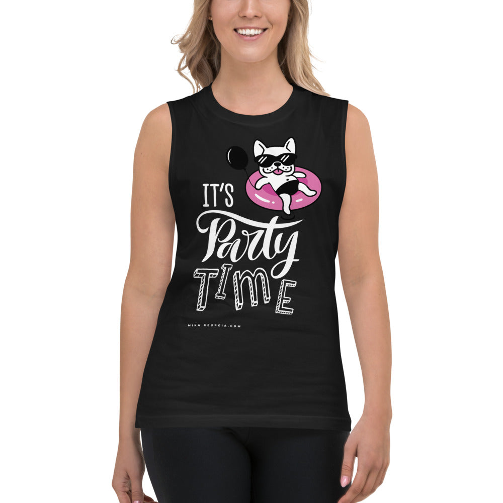 'It's Party Time' Muscle Shirt