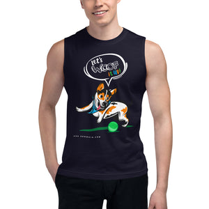 'Let's woof it up!" cool Muscle Shirt