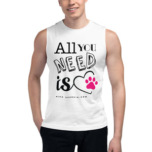 'All you need is a friend' Muscle Shirt