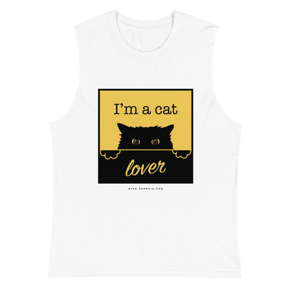 'I'm a cat lover' Muscle Shirt