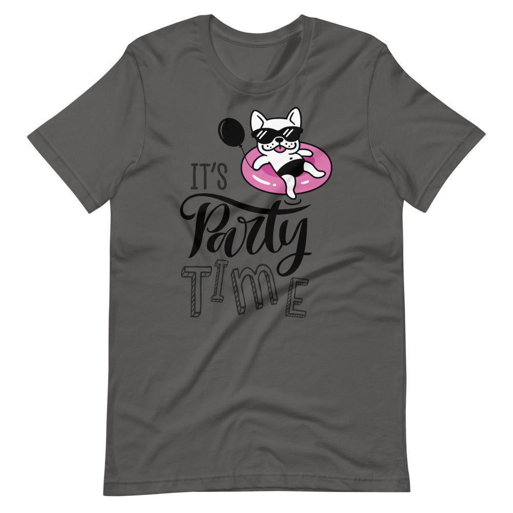 'It's party time!' Short-Sleeve Unisex T-Shirt