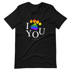 'I love you Rainbow flag' Short-Sleeve Unisex T-Shirt