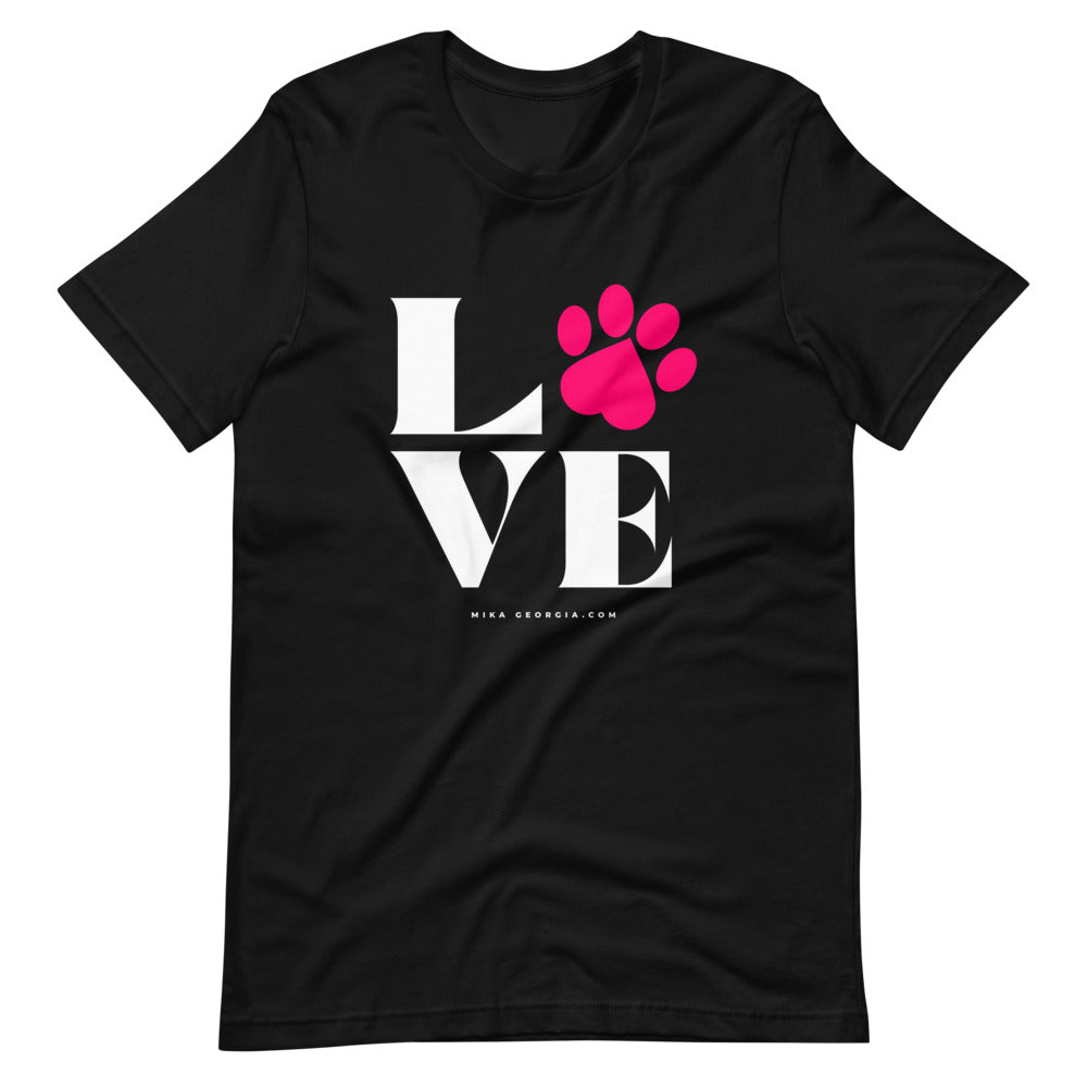 'We L.O.V.E pets' Short-Sleeve Unisex T-Shirt
