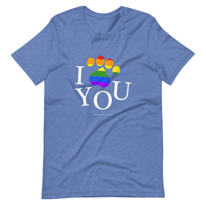 'I love you Rainbow flag' Short-Sleeve Unisex T-Shirt
