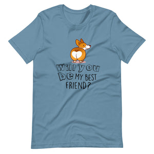 'Will you be my best friend?' Short-Sleeve Unisex T-Shirt
