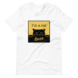 'I'm a cat lover' Short-Sleeve Unisex T-Shirt