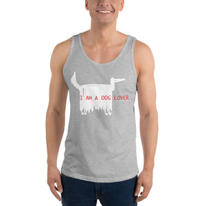 'I AM A DOG LOVER' Unisex Tank Top