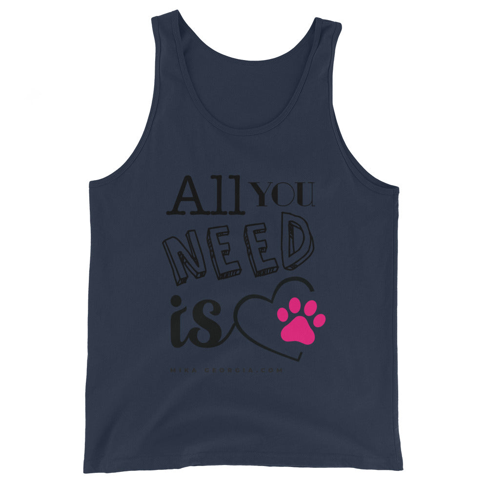 'All you need is a friend' Unisex Tank Top