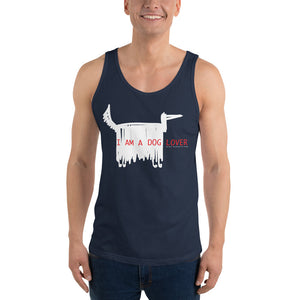'I AM A DOG LOVER' Unisex Tank Top
