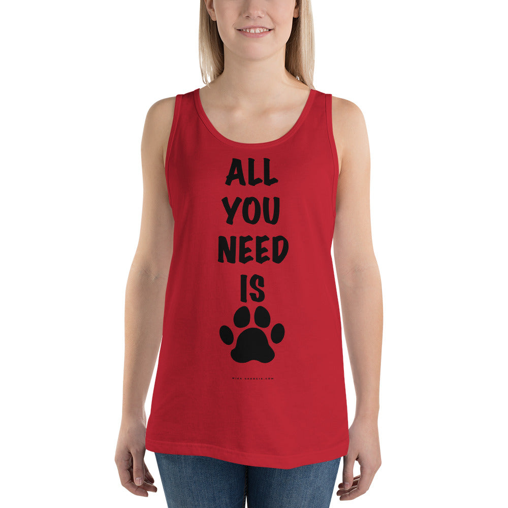 'All you need is a friend' Unisex Tank Top