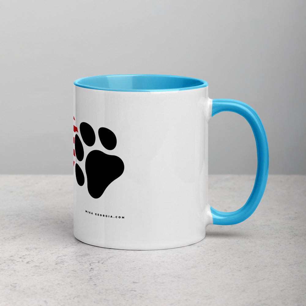 'I love pets U.S.A' Mug with Color Inside
