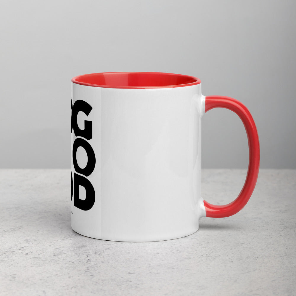 'Dog | God' Mug with Color Inside