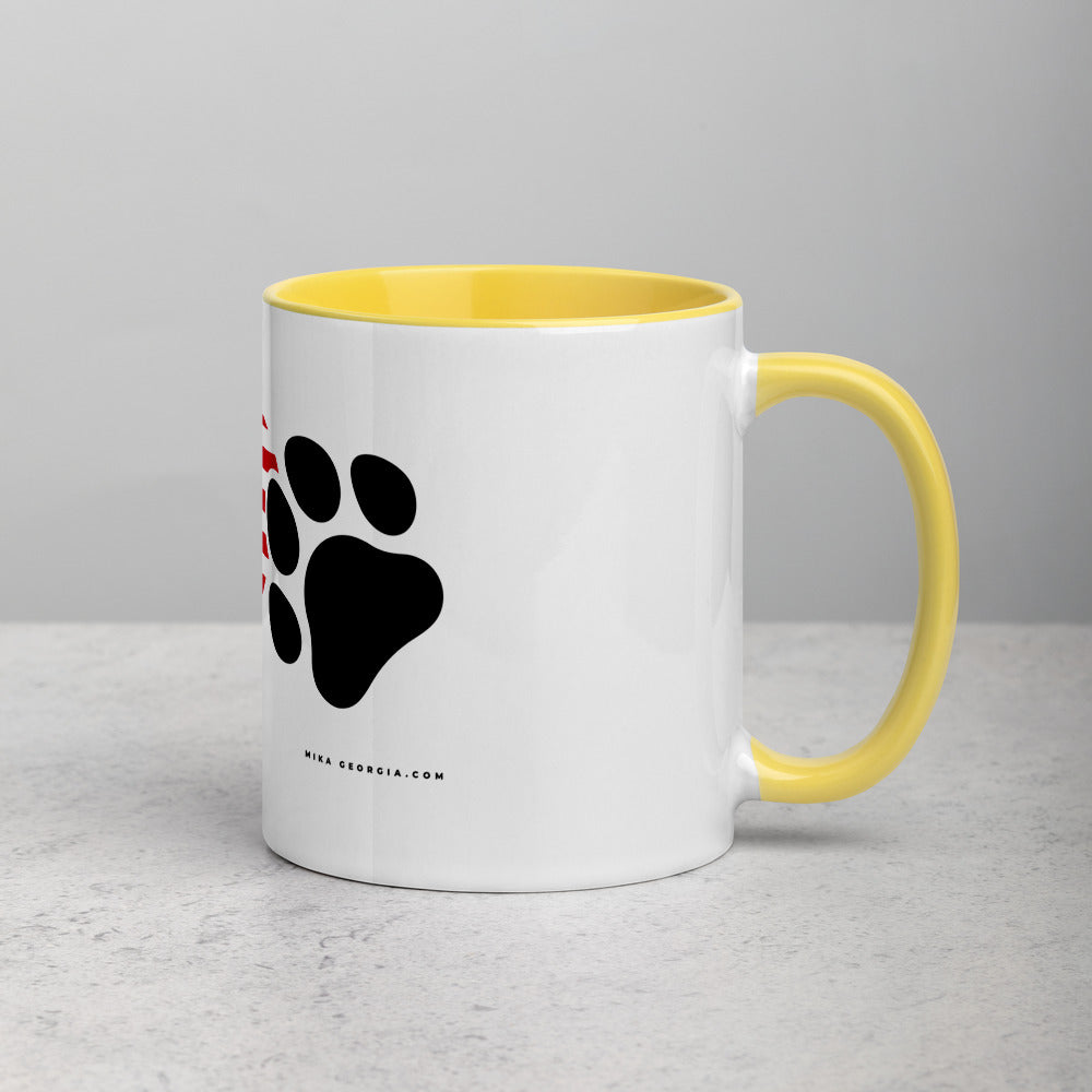 'I love pets U.S.A' Mug with Color Inside